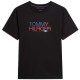 Tommy Hilfiger Μαύρο T-shirt C Neck - MW0MW42369