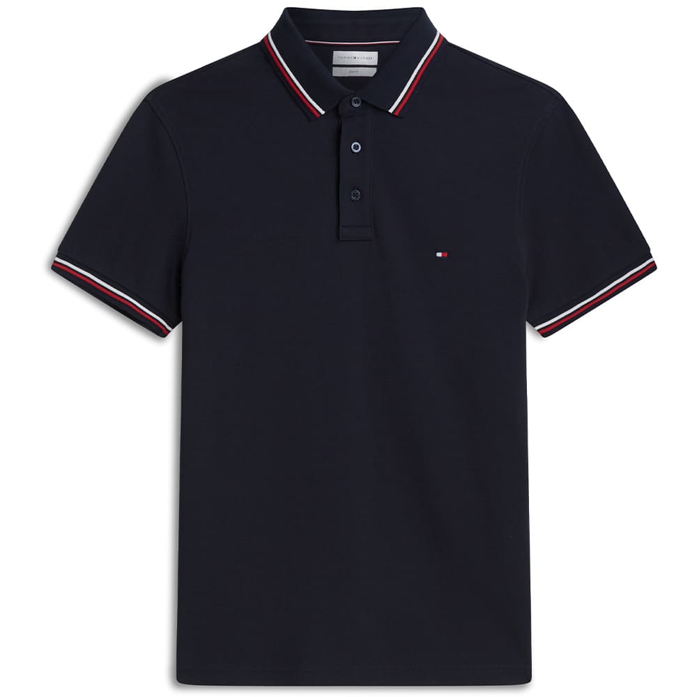 Tommy Hilfiger Μπλε Κοντομάνικο polo - MW0MW37346
