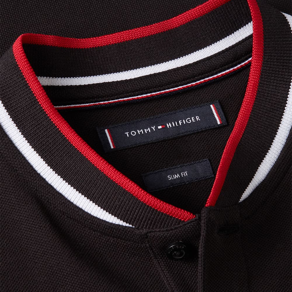 Tommy Hilfiger Μαύρο Κοντομάνικο polo - MW0MW34752