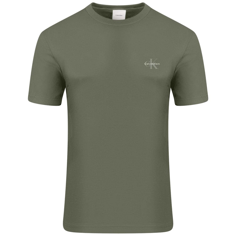Calvin Klein Λαδί T-shirt C Neck - LV04RF278G