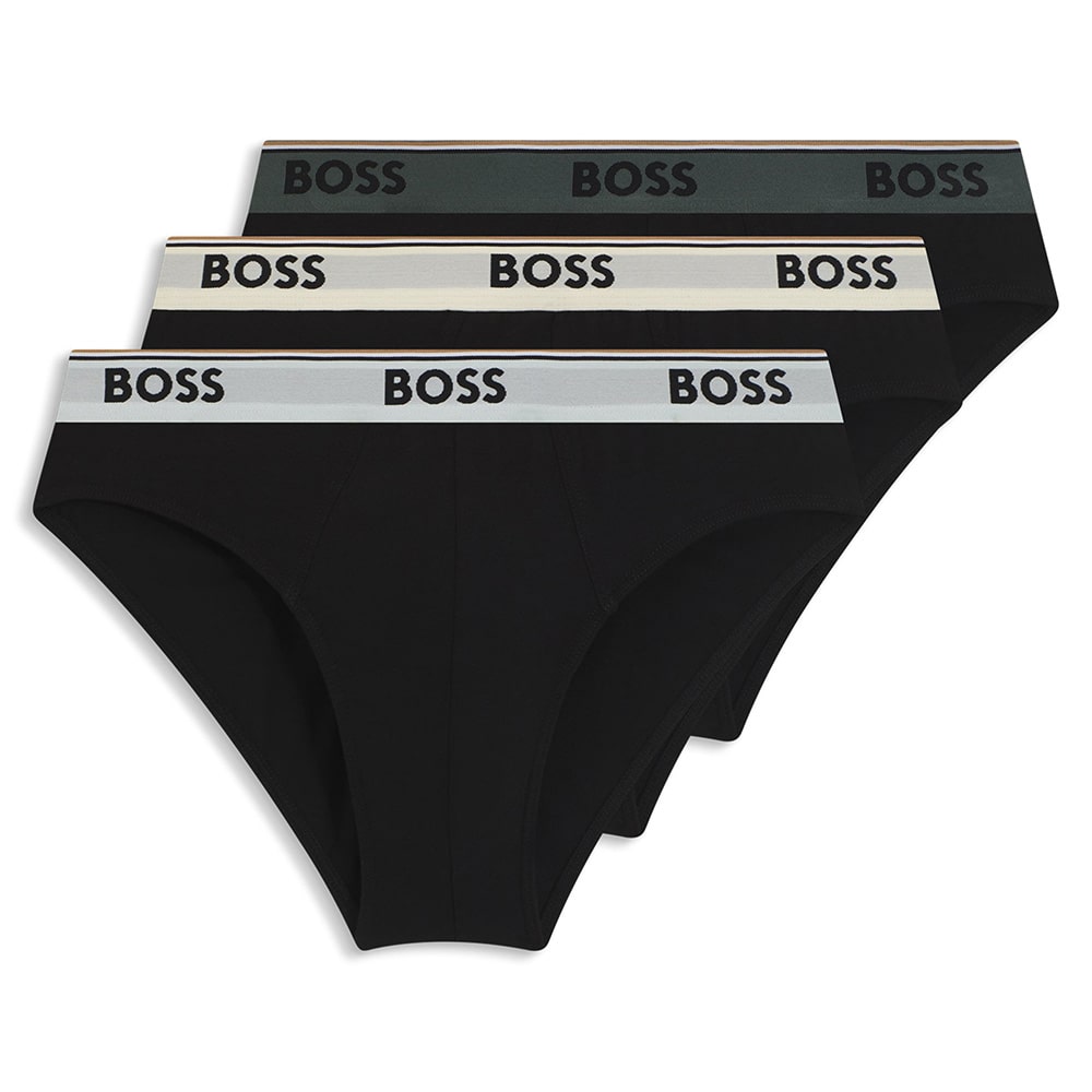 Boss Μαύρο Εσώρουχo 3Pcs - 50531681