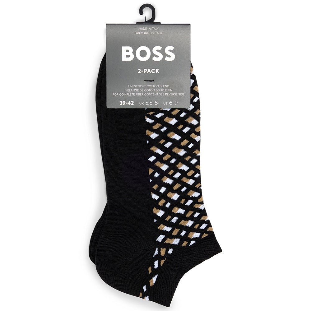 Boss Μαύρες Κάλτσες 2Pcs - 50524521