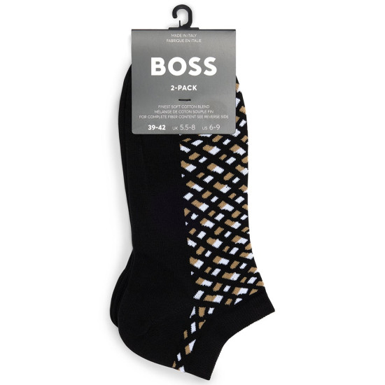 Boss Μαύρες Κάλτσες 2Pcs - 50524521