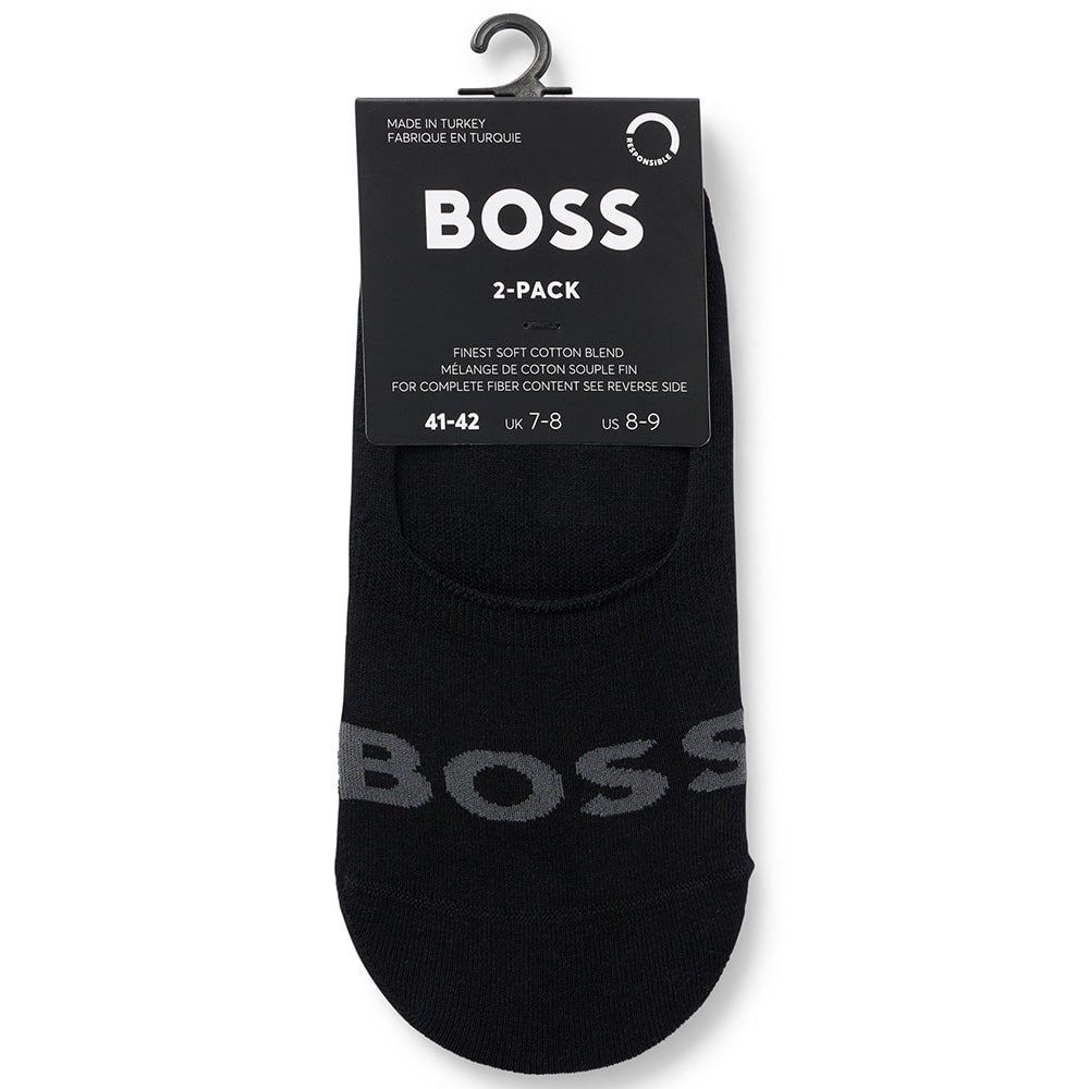 Boss Μαύρες Κάλτσες 2Pcs - 50516402