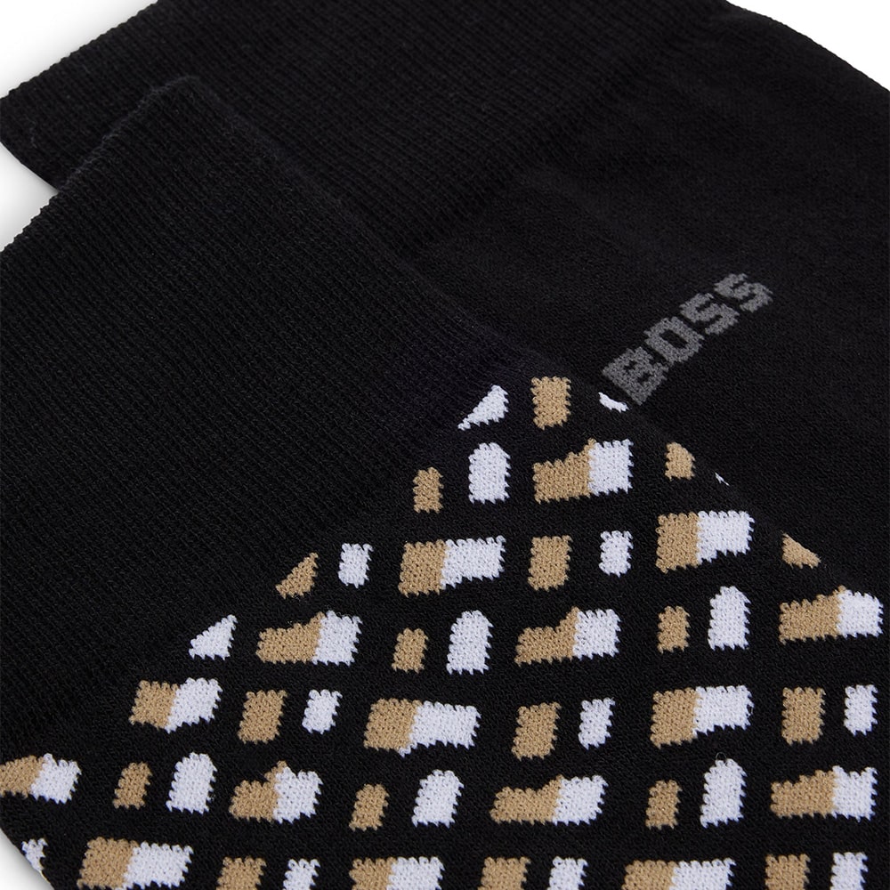 Boss Μαύρες Κάλτσες 2Pcs - 50515141