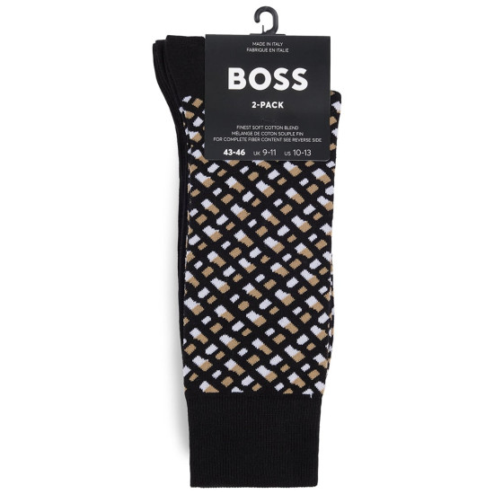 Boss Μαύρες Κάλτσες 2Pcs - 50515141