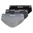 Boss Γκρι/Μαύρο Εσώρουχο 3Pcs - 50475273
