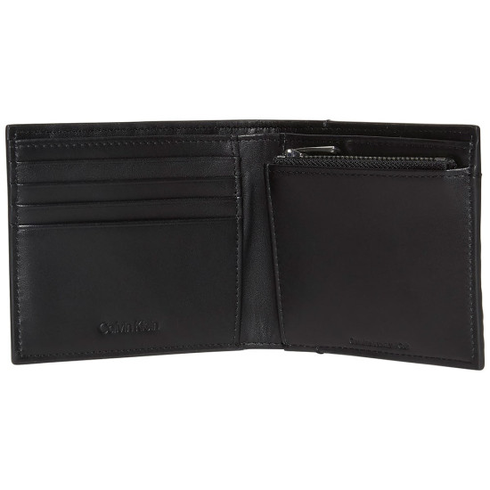 Calvin Klein Μαύρο Πορτοφόλι 100% Leather - LV04D1129G