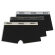 Boss Μαύρο Boxer 3Pcs Trunk Power - 50531684