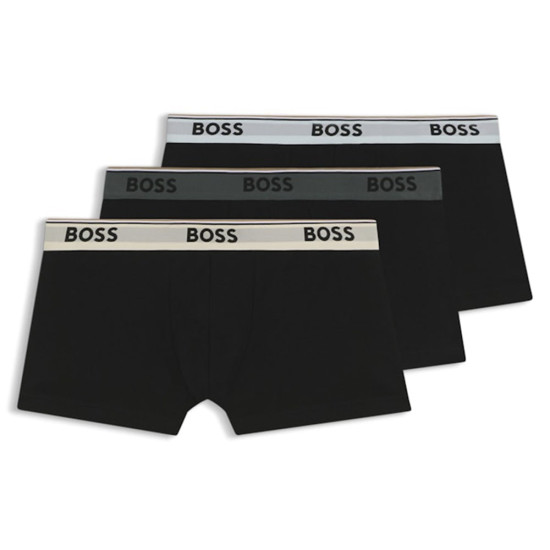 Boss Μαύρο Boxer 3Pcs Trunk Power - 50531684