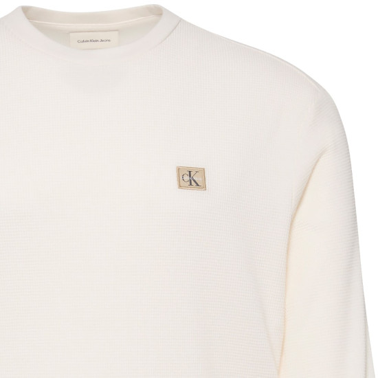 Calvin Klein Εκρού Μπλούζα C Neck - LV040EM217