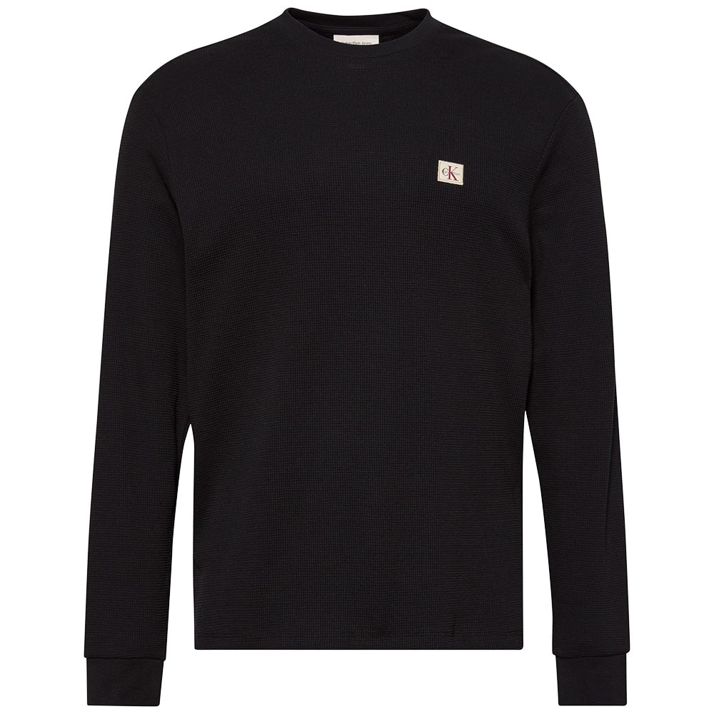 Calvin Klein Μαύρη Μπλούζα C Neck - LV040EM217