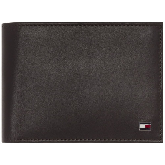 Tommy Hilfiger Καφέ Πορτοφόλι 100% Leather - AM0AM00652