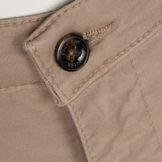 FOUR TEN Μπεζ Παντελόνι Chino - T910 125003