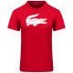 Lacoste Κόκκινο T-shirt C Neck - 3TH2042