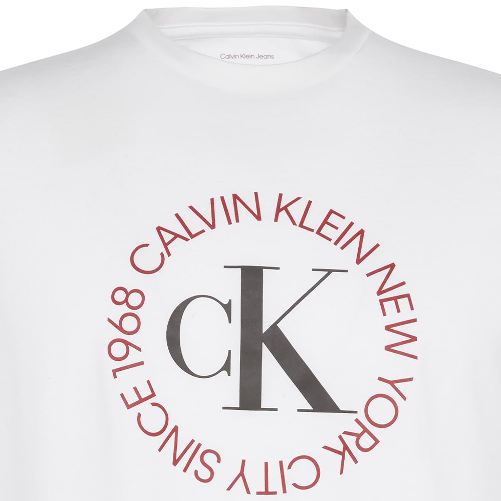 Calvin Klein Λευκό T-shirt C Neck - LV14RE816G