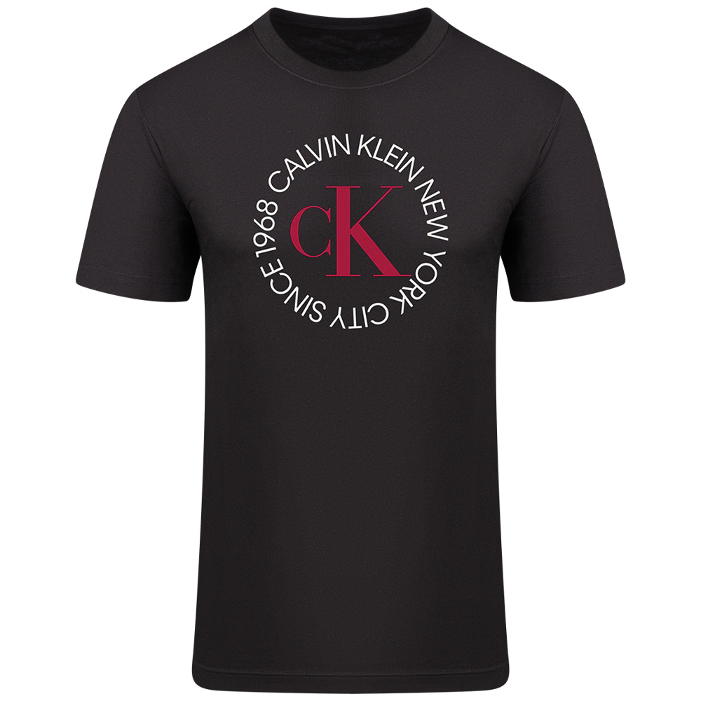 Calvin Klein Μαύρο T-shirt C Neck - LV14RE816G