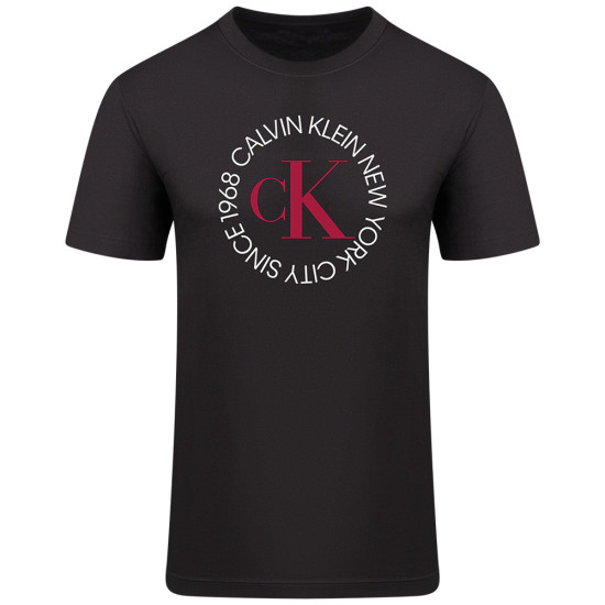 Calvin Klein Μαύρο T-shirt C Neck - LV14RE816G