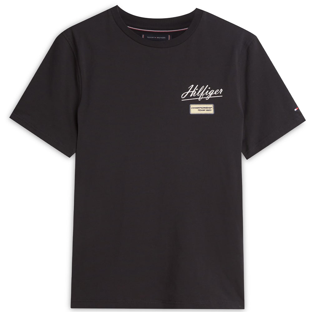 Tommy Hilfiger Μαύρο T-shirt C Neck - MW0MW41471