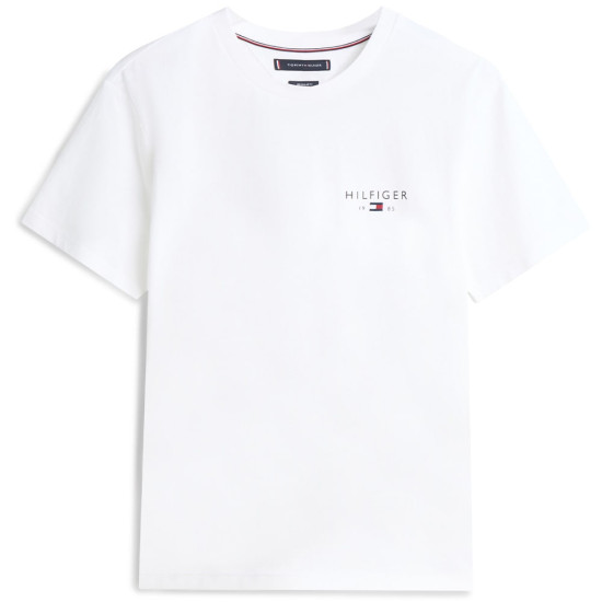 Tommy Hilfiger Λευκό T-shirt C Neck - MW0MW41456