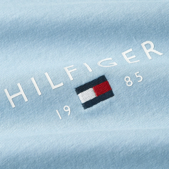 Tommy Hilfiger Γαλάζιο T-shirt C Neck - MW0MW41456