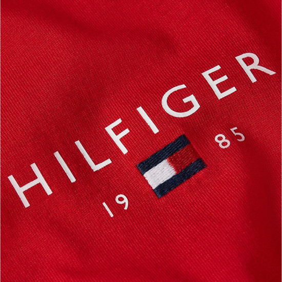 Tommy Hilfiger Κόκκινο T-shirt C Neck - MW0MW41456