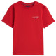 Tommy Hilfiger Κόκκινο T-shirt C Neck - MW0MW41456