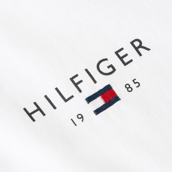 Tommy Hilfiger Λευκό T-shirt C Neck - MW0MW41456