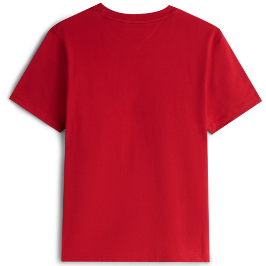 Tommy Hilfiger Κόκκινο T-shirt C Neck - MW0MW41455