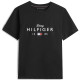 Tommy Hilfiger Μαύρο T-shirt C Neck - MW0MW41455
