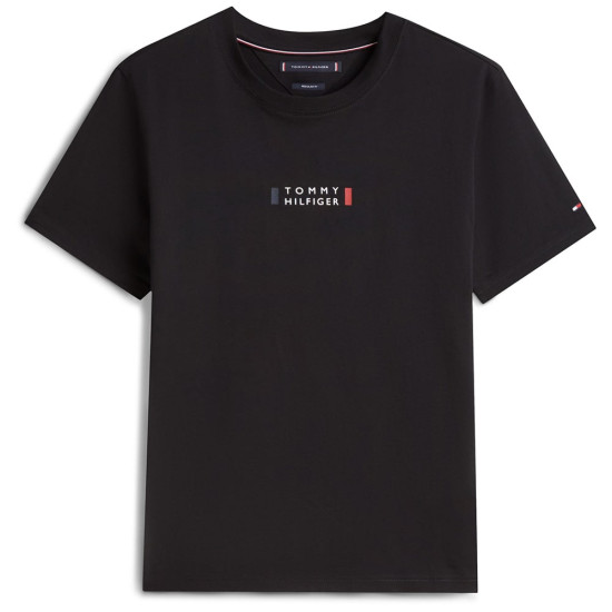 Tommy Hilfiger Μαύρο T-shirt C Neck - MW0MW41453
