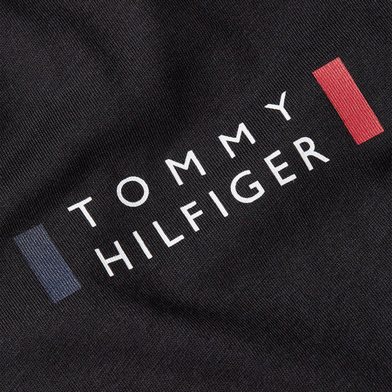 Tommy Hilfiger Μαύρο T-shirt C Neck - MW0MW41453