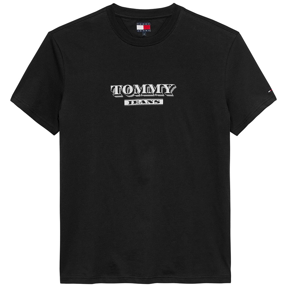 Tommy Jeans Μαύρο T-shirt C Neck - DM0DM22322