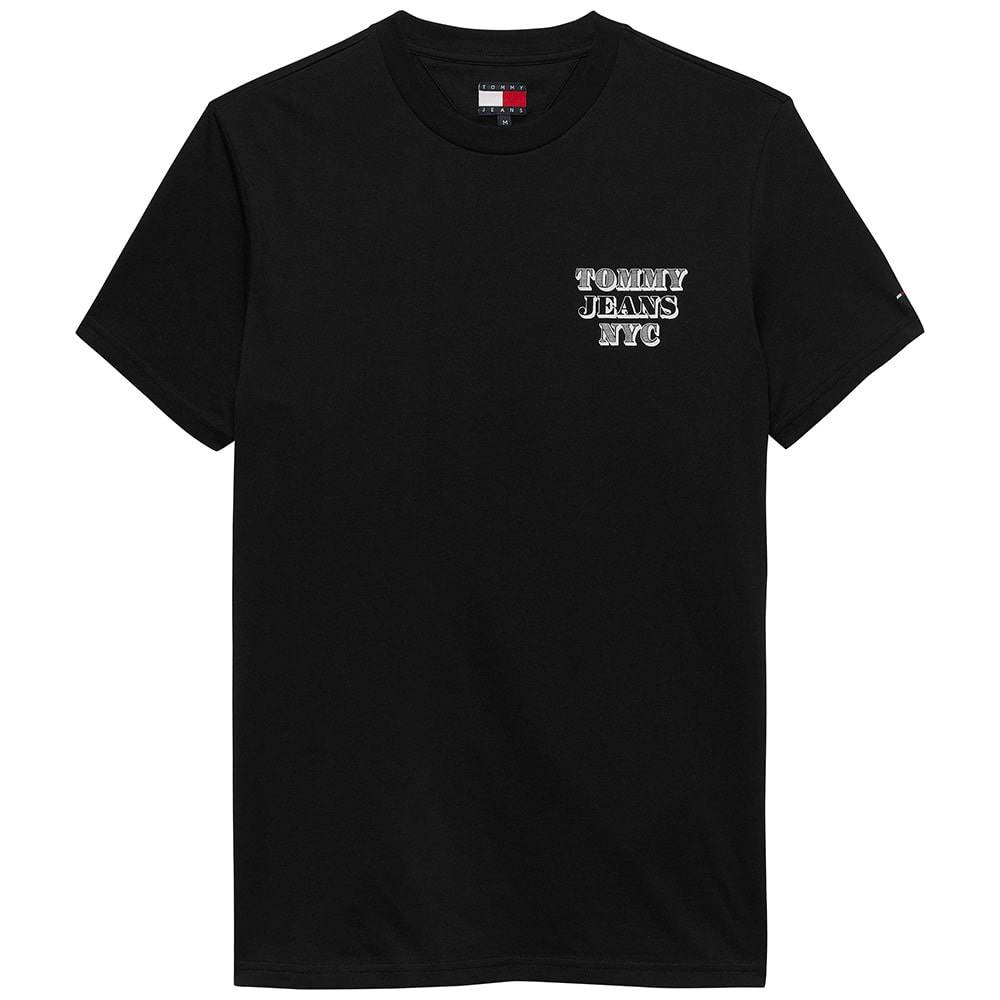 Tommy Jeans Μαύρο T-shirt C Neck - DM0DM22321