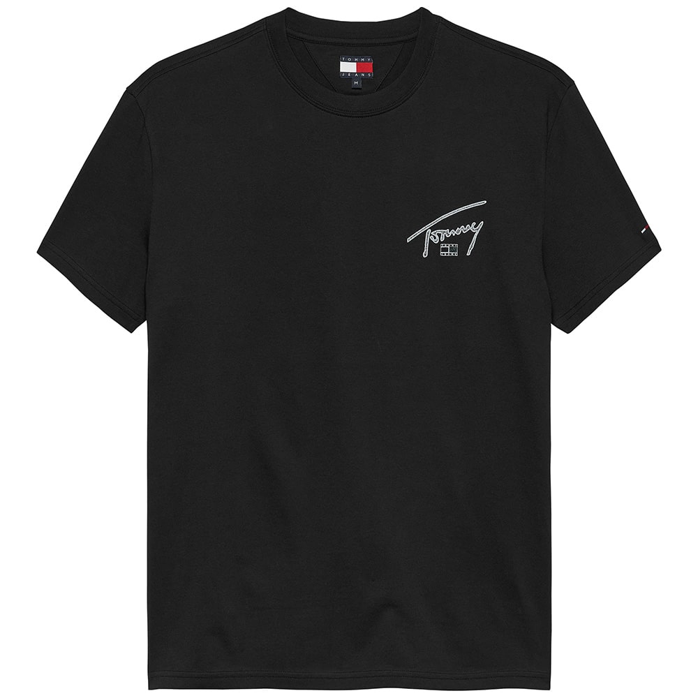 Tommy Jeans Μαύρο T-shirt C Neck - DM0DM22320