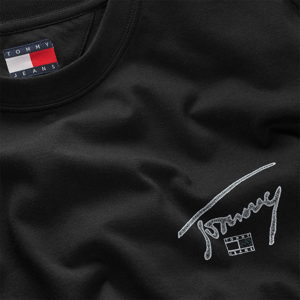 Tommy Jeans Μαύρο T-shirt C Neck - DM0DM22320