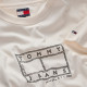 Tommy Jeans Εκρού T-shirt C Neck - DM0DM22317