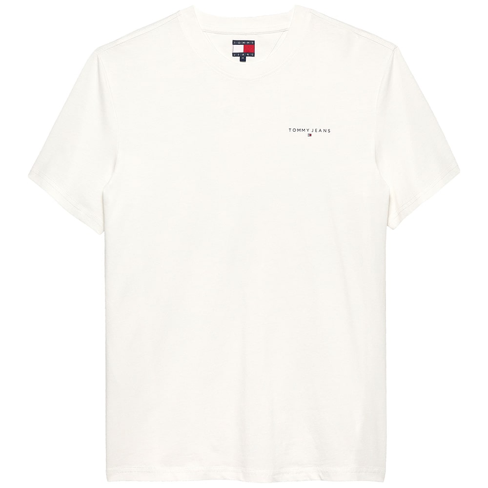 Tommy Jeans Εκρού T-shirt C Neck - DM0DM21780
