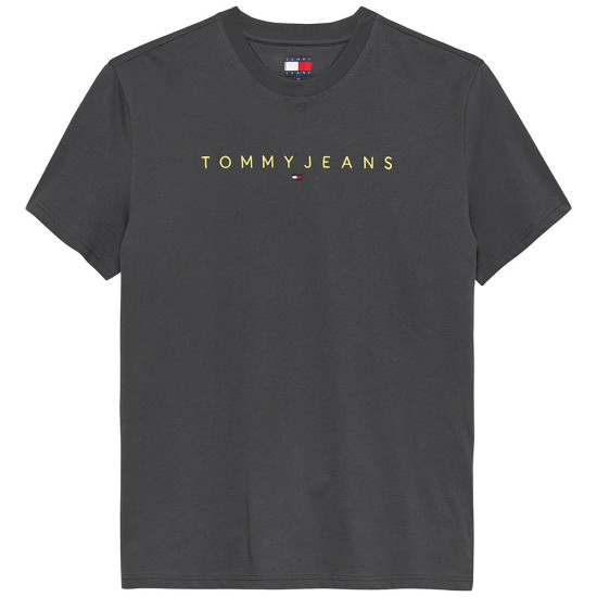 Tommy Jeans Γκρι T-shirt C Neck - DM0DM20744