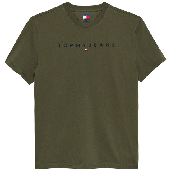 Tommy Jeans Λαδί T-shirt C Neck - DM0DM20744