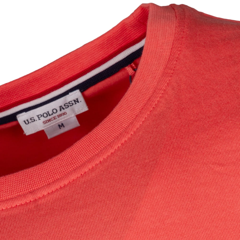 U.S. POLO ASSN. Κοραλί T-shirt C Neck - US0APUS4115400400000