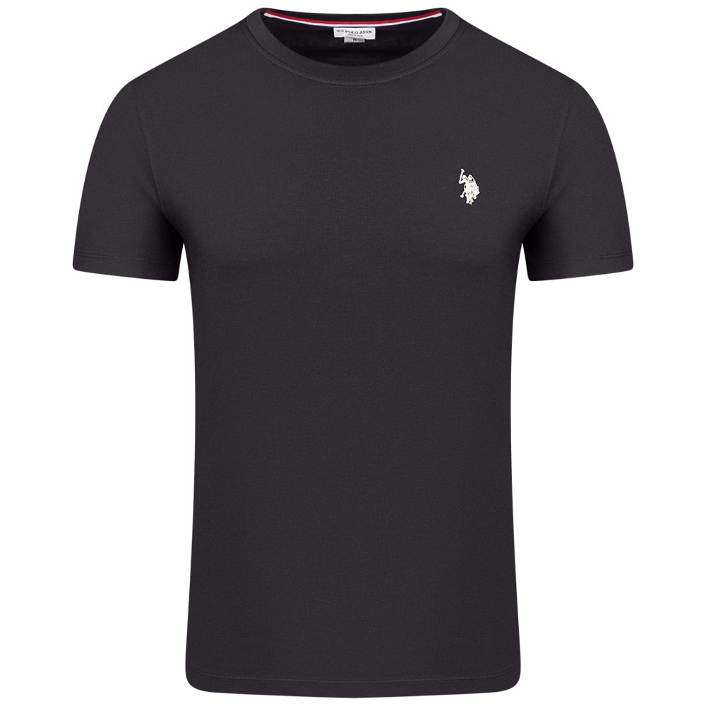 U.S. POLO ASSN. Μαύρο T-shirt C Neck - US0APUS4115400400000