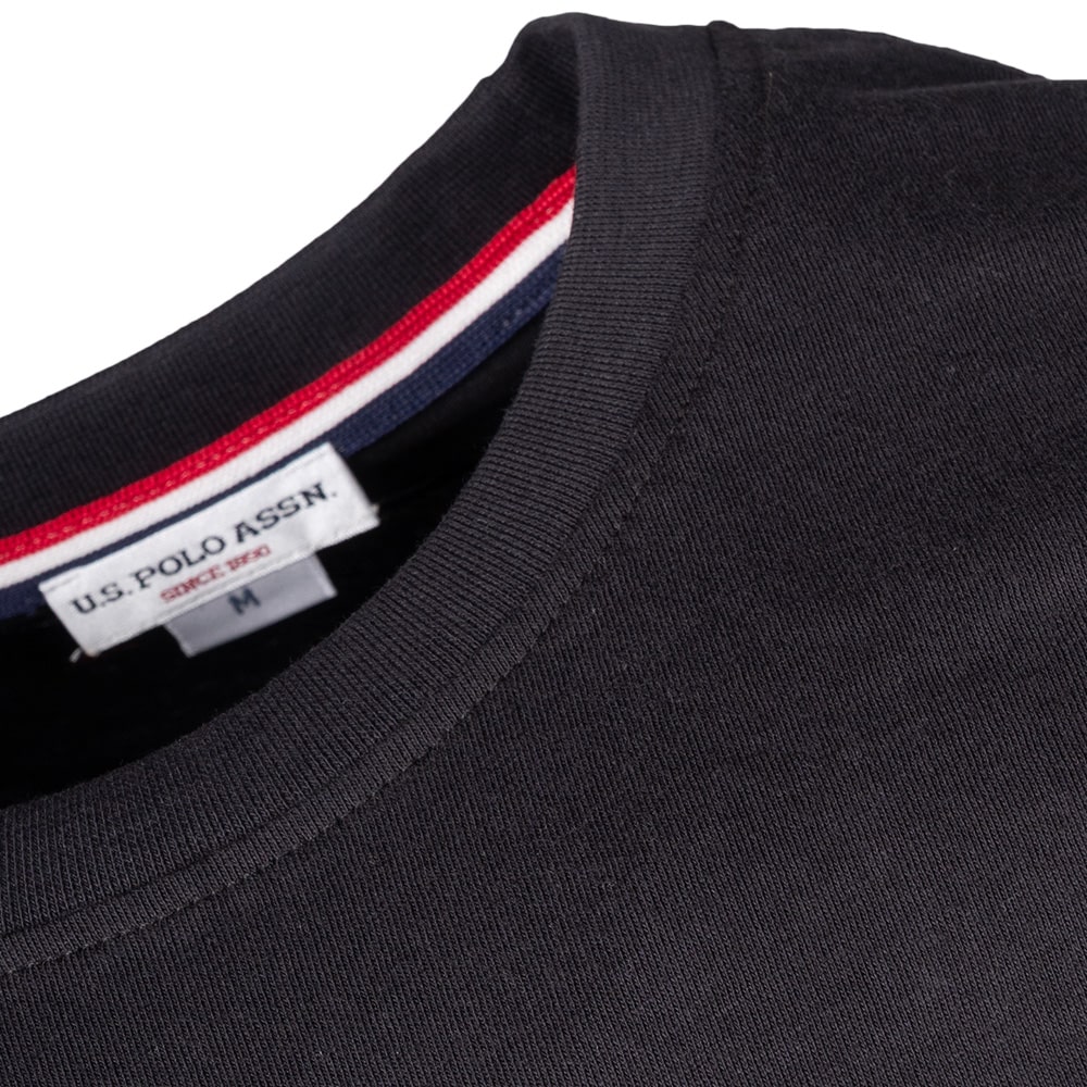 U.S. POLO ASSN. Μαύρο T-shirt C Neck - US0APUS4115400400000