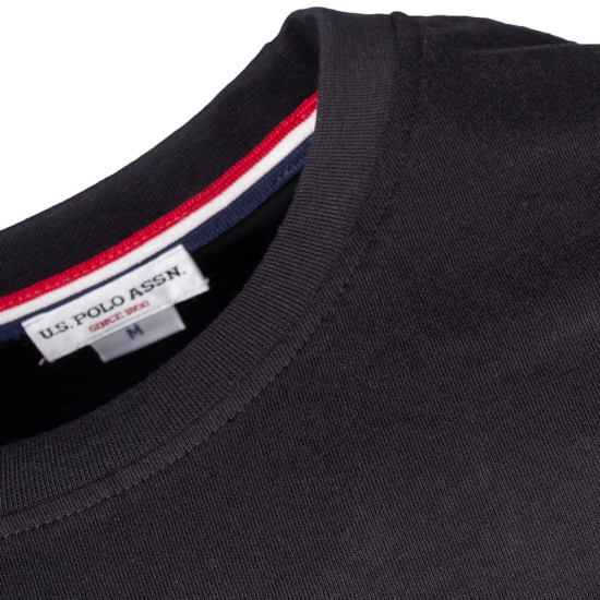 U.S. POLO ASSN. Μαύρο T-shirt C Neck - US0APUS4115400400000