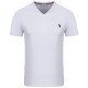 U.S. POLO ASSN. Λευκό T-shirt V-Neck - US0APUS41154004P2000