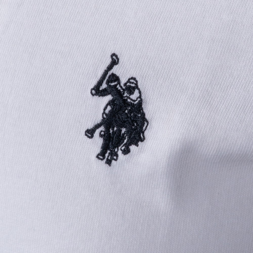 U.S. POLO ASSN. Λευκό T-shirt V-Neck - US0APUS41154004P2000