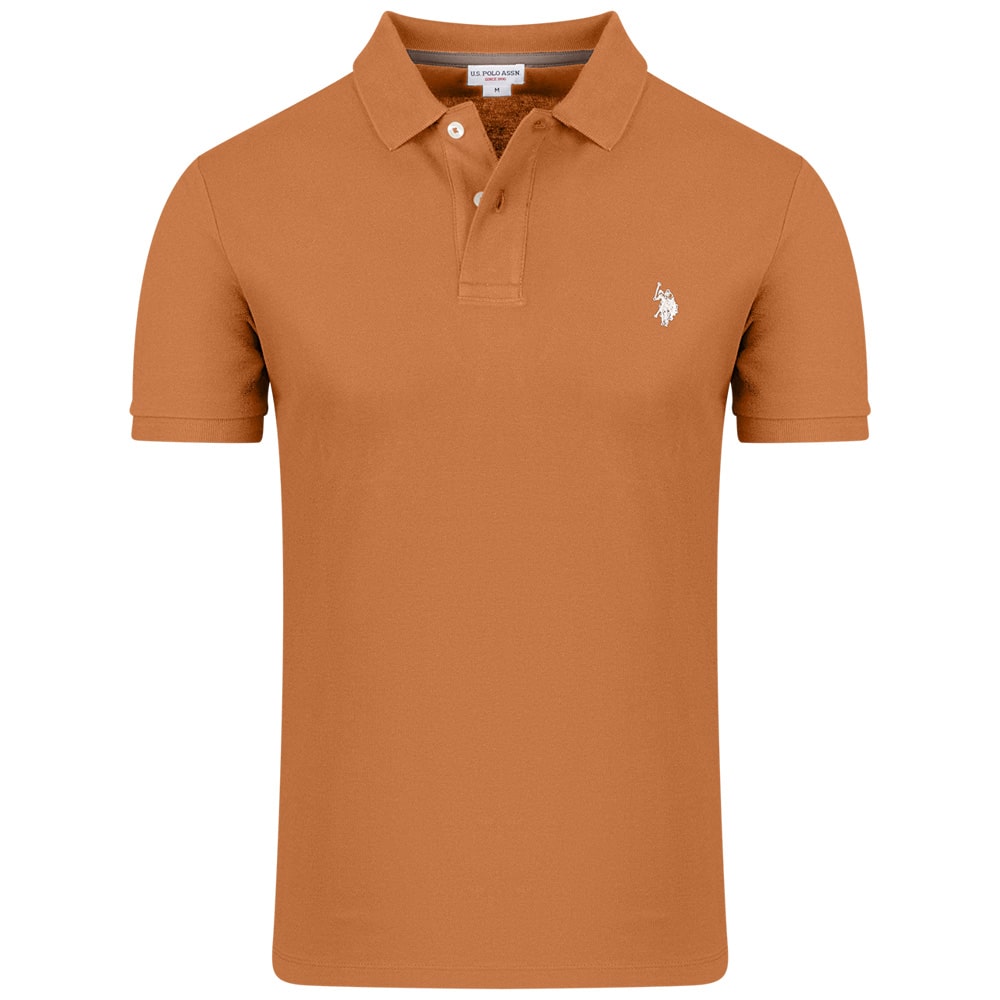 U.S. POLO ASSN. Μπεζ Κοντομάνικο polo - US0APUS41197001P1000