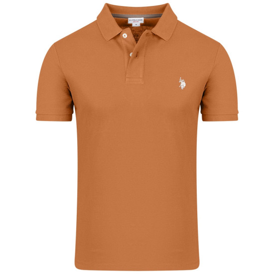 U.S. POLO ASSN. Μπεζ Κοντομάνικο polo - US0APUS41197001P1000