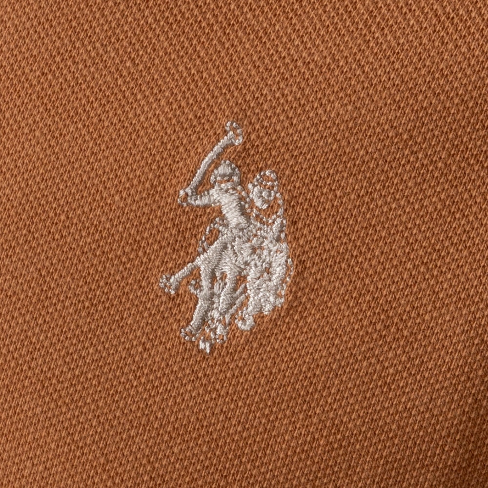 U.S. POLO ASSN. Μπεζ Κοντομάνικο polo - US0APUS41197001P1000