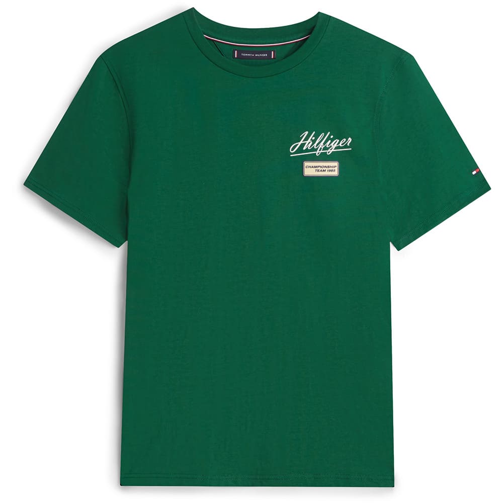 Tommy Hilfiger Πράσινο T-shirt C Neck - MW0MW41471